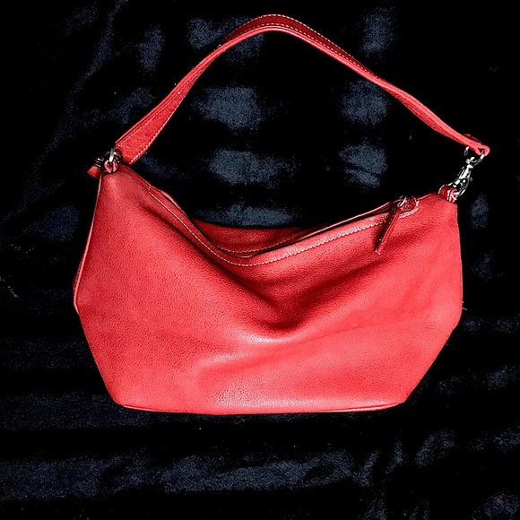 Tignanello Red Handbag Purse. - Picture 1 of 8